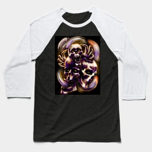 Serpents and Skulls Baseball T-Shirt